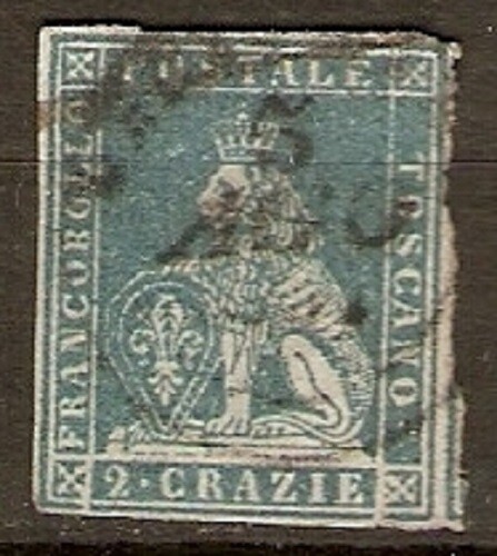 Italy Tuscany Sc 5a Sc 13 Used FVF See DESCRIPTION SCAN - Picture 2 of 2