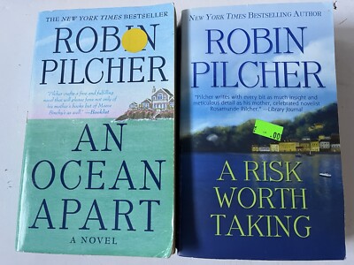 Robin Pilcher 2 Book Lot A Risk Worth Taking An Ocean Apart Paperback Fiction