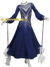  3174 Custom-made Ballroom Modern Smooth Waltz Foxtrot Tango Dance dress