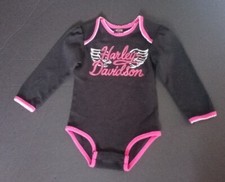HARLEY DAVIDSON PINK INFANT 18 MO ONE PIECE