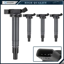 ECCPP 4 Ignition Coils For 10-17 Toyota Camry 2.5L 2009-2015 Toyota Venza 2.7L