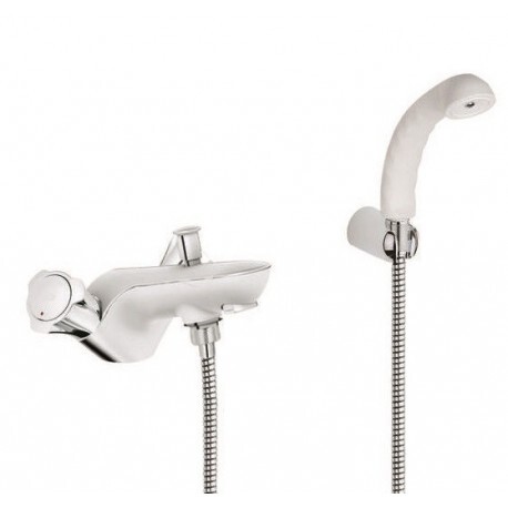 Mélangeur bain-douche chrome robinet baignoire douchette Relexa