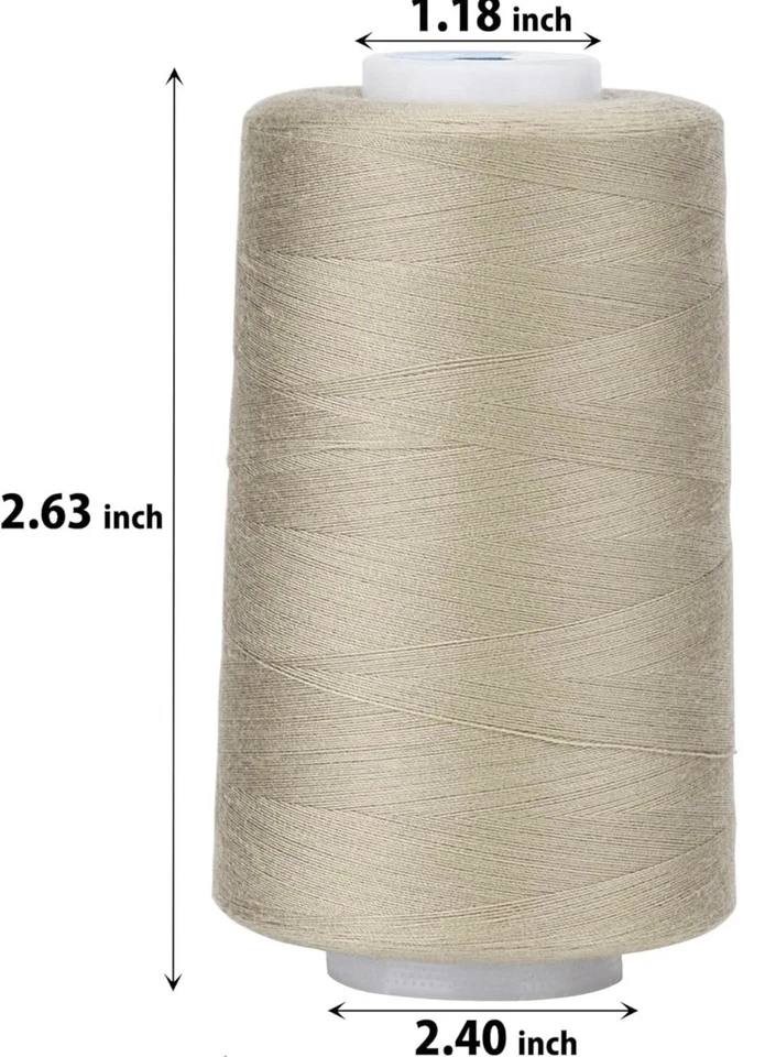 Simthread All Purpose Sewing Thread from 100% Spun Polyester for Serger - Image 3 of 4