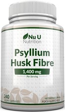 Capsules de Psyllium Bio - 240 Capsules Végétales pour le Soutien Digestif