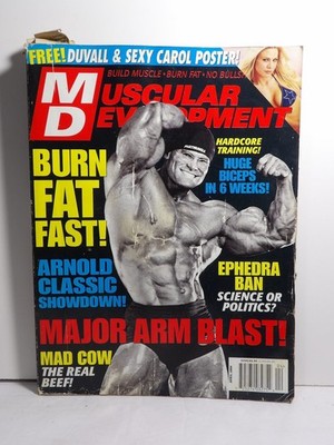 Muscular Development Magazine April 2004 Bodybuilding Arnold Classic MD ARM