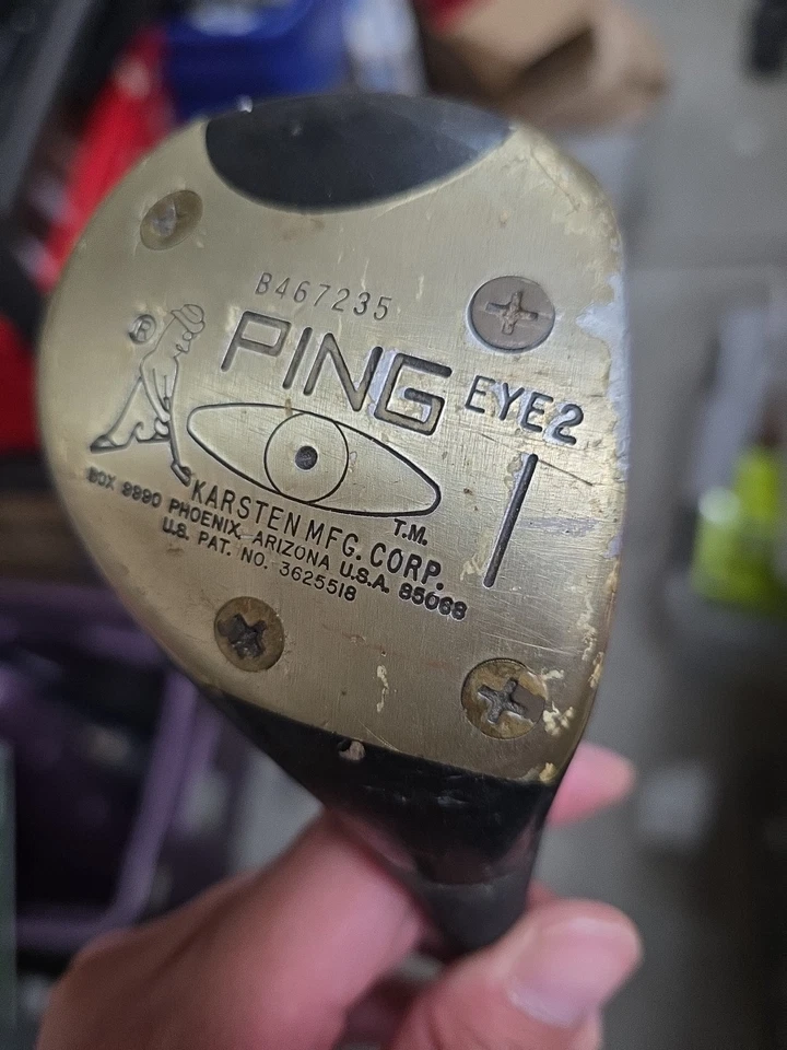 VTG Ping Eye 2 1-3-5 RH Black Dot Driver ZZ-Lite Stiff Steel Shaft Headcover 43" - Image 2 of 4