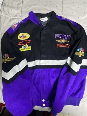 NASCAR Brickyard 400 1994 Inaugural Race Full Zip Bomber Jacket Size XL