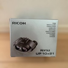 PENTAX UP 10x21 Compact Binoculars Black Lightweight Portable