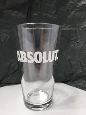 ABSOLUT Vodka Pint Glass- 5.75'' Tall Barware