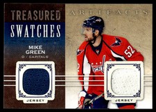 2014-15 Upper Deck Artifacts Treasured Swatches Jerseys Blue Mike Green