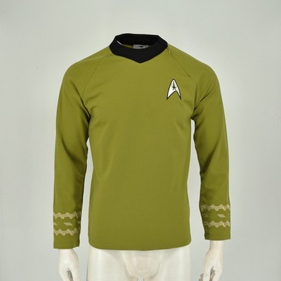 Cosplay The Original Series Kirk Gold Spock Blue Red Shirt TOS Starfleet Uniform