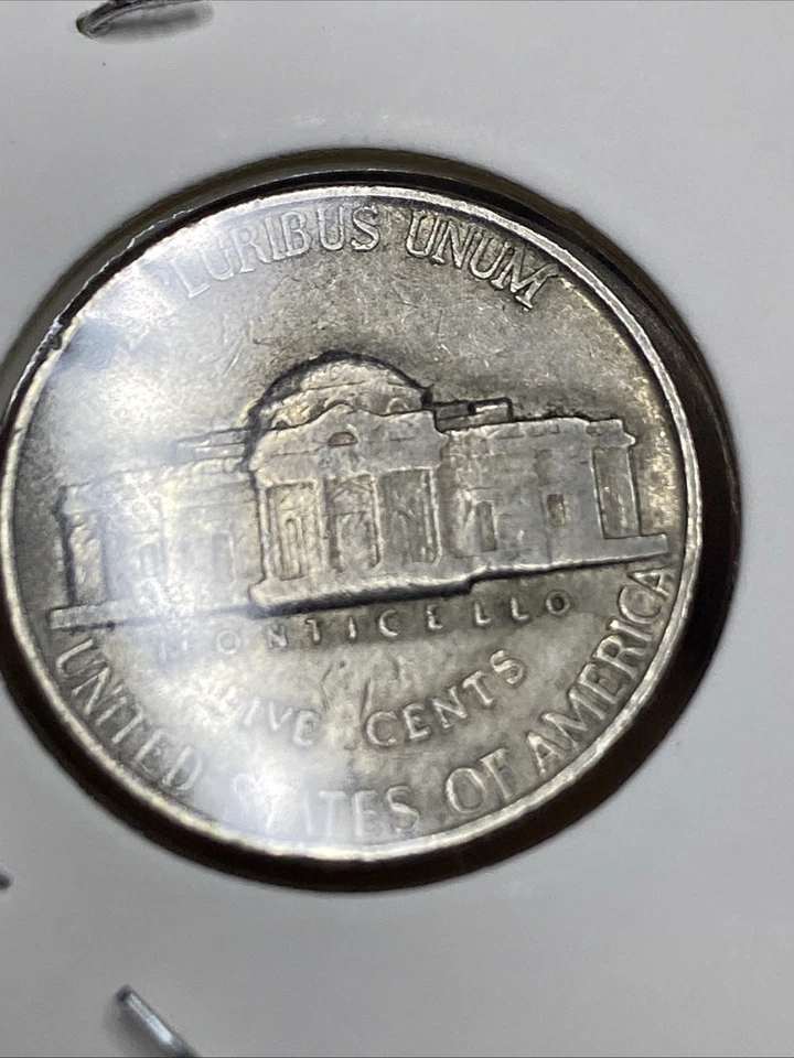 1939 VF Condition Jefferson Nickel. Die Crack And Die Break On Reverse. - Image 2 of 4