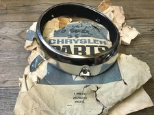 1966 Plymouth Valiant A Body Mopar Nos Lh Headlight Door Bezel 2578009