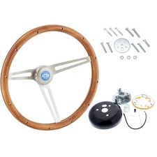 Grant 967 Classic Nost. Wood Steering Wheel Fits Chevy Winstall Kit Grant 967 Classic Nost. Wood Steering Wheel Fits Chevy Winstall Kit