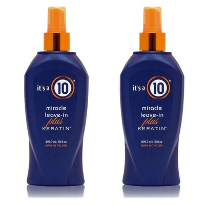 It s a 10 Haircare - Miracle Leave-in Plus Keratin, Large 10oz 2 Packungen
