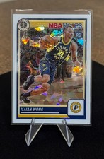 2023-24 Hoops Premium Stock Isaiah Wong #139 White Ice Prizm Rookie Pacers