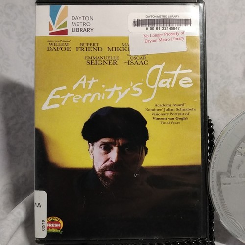 AT ETERNITY'S GATE (DVD, 2018) ~Willem Dafoe as Vincent van Gogh~ FORMER LIBRARY