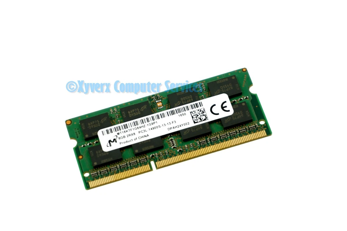 Micron PC3-14900 (DDR3-1866) Bus Speed Computer RAM 8 GB Total