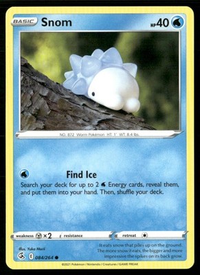 2021 Sword & Shield - Fusion Strike Snom Basic/Common #84