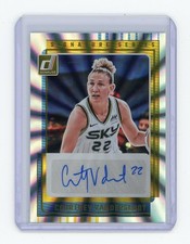 2025 Panini Donruss COURTNEY VANDERSLOOT Signature Series Auto Holo Laser #SS-CV