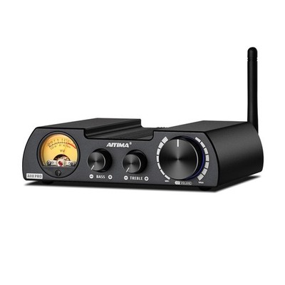 A08 Pro Tpa3255 Power Amplifier Bluetooth 5.1 With Vu Meter 300w+300w Hifi Class