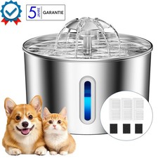 2.2L Trinkbrunnen für Katze Katzen Hunde Wasserbrunnen Katzenbrunnen Ultraleise