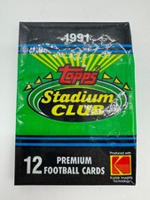 1991 Topps Stadium Club Football Wax Pack