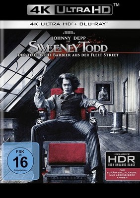 Sweeney Todd - Der teuflische Barbier - 4K Ultra HD # UHD+BLU-RAY-NEU