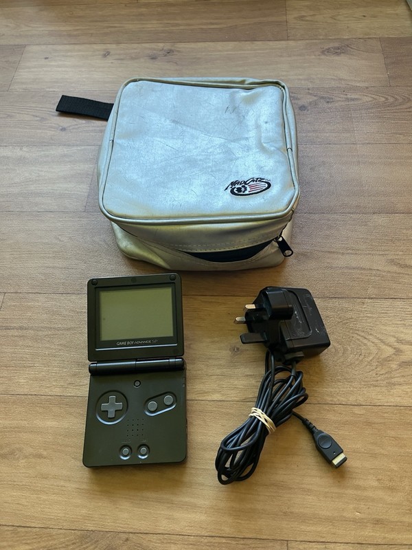 Nintendo Game Boy Advance SP AGS-001 Black Handheld Console