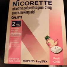 Nicorette Nicotine Quit Gum, 2mg - 160 Count