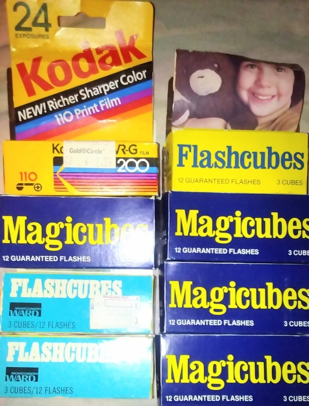 7 Packs GE Magic Cubes +Kodak 110 Film 24 Exposures All NIP