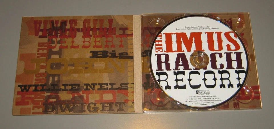 The Imus Ranch Record CD Levon Helm Willie Nelson John Hiatt Vince Gill Country - Image 3 of 4