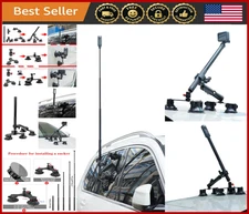 Car Camera Suction Mount Kit w/ 67" Selfie Stick for Action Cameras