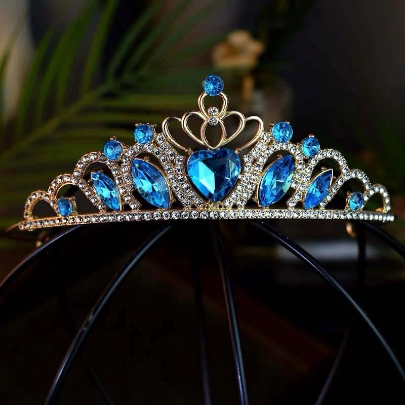 Swarovski Kristall Braut Hochzeit Krone Diadem - Bild 3 von 3