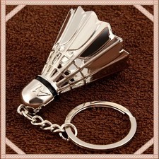 Creative Metal Badminton Key Chain Three-Dimensional Badminton Tournament Souven