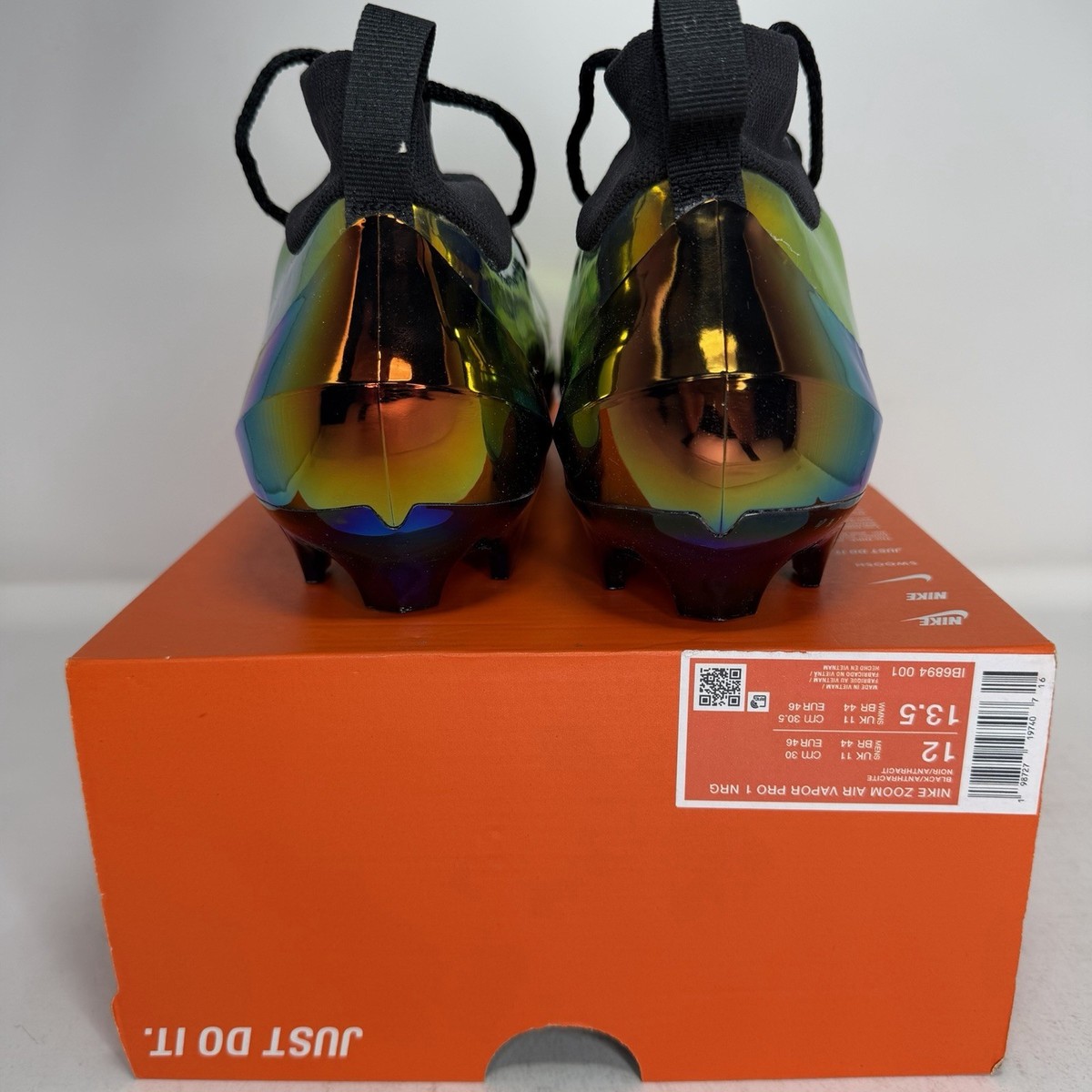 Nike Zoom Air Vapor Pro 1 NRG Metallic Football Cleats Men's Size
