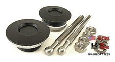 QL-38-LP/BP Quik-Latch Hood Pin Kit (Black Cerakote)