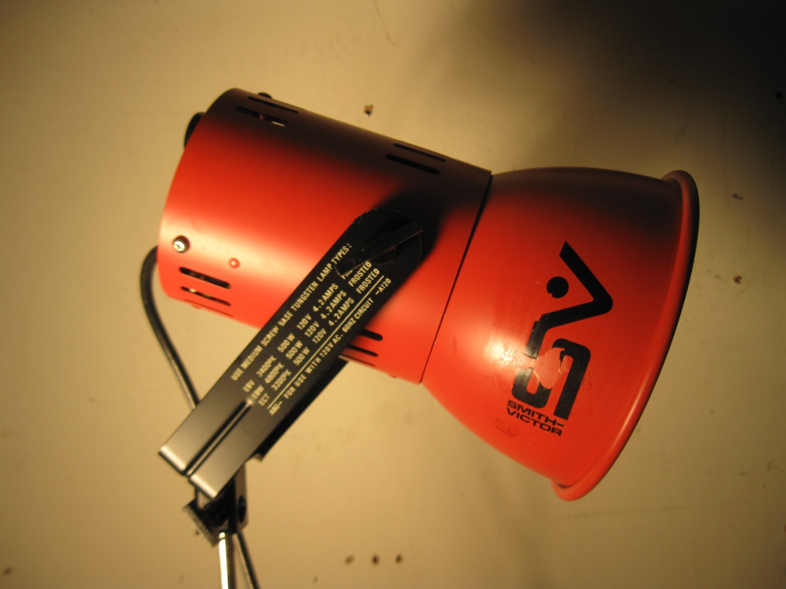 *RARE* 3 Vintage Smith-Victor Photography Lights with Tripods, All 3 work great