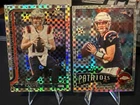 2025 Topps Chrome Football Drake Maye #207 & 1975 Throwback X-Fractors Patriots