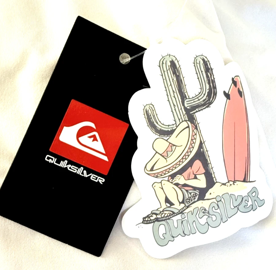 Quicksilver Men's 2 Piece Surf Set Board Shorts Shirt UPF 50 Quick Dry Sz M New - Image 2 of 4