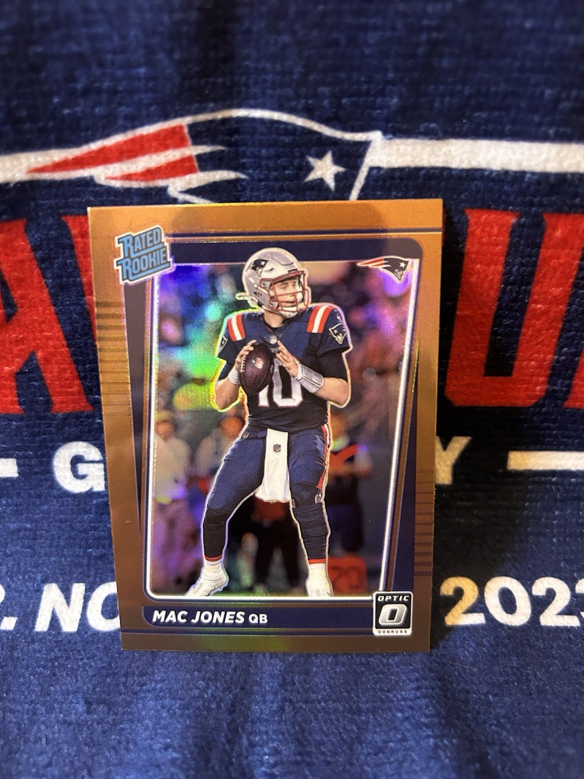 2021 Panini Donruss Optic - Rated Rookie Mac Jones #206 Bronze Prizm (RC)