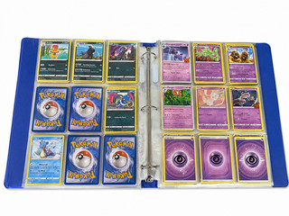 Pokemon Trading Card Binder Collection – 11 Double Sided Pages Mixed Cards