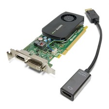 Lot of 2 NVIDIA Quadro K600 1GB GDDR3 Low Profile Graphics Cards DP DVI HDMI