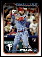 2024 Topps Weston Wilson Rookie Philadelphia Phillies #658