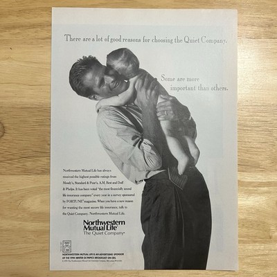 Vintage Northwestern Mutual Magazine Print Ad Full Page Color Advertisement 1994