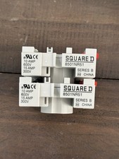 LOT OF 2 NEW SQUARE D 8501NR51 RELAY SOCKETS SER.B