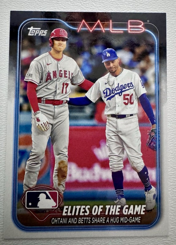 Shohei Ohtani Angels Mookie Betts Dodgers 2024 Topps "Elites of the Game" #138