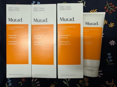 NEW! 3 Pack Murad Environmental Shield Essential C Cleanser 6.75 oz 
