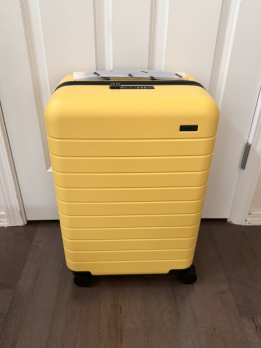 New Away Luggage Bigger Carry On in Sunshine Yellow - Limited