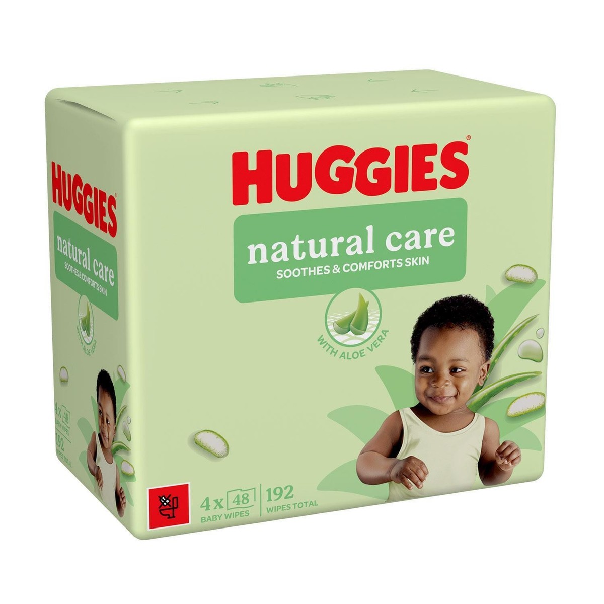 Packs Huggies Natural Care PF Baby Wipes Sensitive Unscented